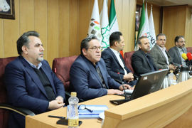نشست خبری مدیرعامل نمایشگاه شهر آفتاب به روایت تصویر